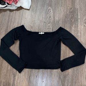 Black Aritzia off the shoulder top